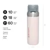 Quick-Flip Termos 1.06 Litre - Pembe Kuvars (Rose Quartz) | Paslanmaz Çelik