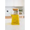Rafa - Bambu Kapaklı Yağdanlık 550 ml