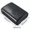 Raspberry Pi B+/2/3 Siyah, Fan Uyumlu Case