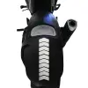 Reflektif Gri Ok Tasarımlı Çamurluk Kask Sticker