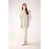 Regular Fit Basic Düz Maxi Siyah Triko Etek Gri Std