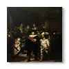 Rembrandt - Gece Devriyesi Tablosu 40 x 40