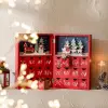Render Yılbaşı Hediye Ağacı Kutusu Kırmızı