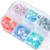 Renkli İnce Folyo Glitter Nail Art Pulları