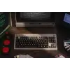 Retro Mekanik Klavye, Bluetooth/2.4G/USB-C Hot Swappable, 87 Tuşlu, Windows ve Android uyumlu, C64 Edition, Qwerty İngilizce