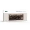 Retro Mekanik Klavye, Bluetooth/2.4G/USB-C Hot Swappable, 87 Tuşlu, Windows ve Android uyumlu, C64 Edition, Qwerty İngilizce