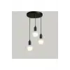 Retro Metal Sarkıt Avize Rustik 3lü Sarkıt Avize 30 Cm