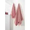 Retro Peşkir Peştamal Seti (Mürdüm)
