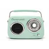 Retro Tasarımlı Bluetooth FM Radyo (Mint Yeşil)