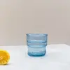 Ribbed Su Bardağı, Mavi, 300 cc