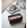 Rin Mendil Kutusu, Ahşap, Siyah, Tek Boy