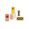 Roadblocks Set Traffic Signs
