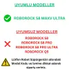 ROBOROCK S8 MaxV Ultra ile Uyumlu 4 Yan Mop