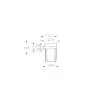 Root A44806 Diş Fırçalığı, Krom, Duvardan