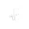 Root A4481136 Duvardan Tuvalet Fırçalığı, Krom