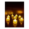 Roseroi Led Mum Tealight Sarı Işık Pilli 8 Adet