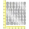 RT2-ARI002 Süsleme Şablonu, Arial 002