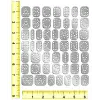 RT2-ARI002 Süsleme Şablonu, Arial 002