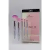 ruby face 5li Kristal Makyaj Fırça Seti (beyaz)