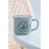 Ruby Porselen Espresso Bardağı Mavi - 115 ml
