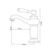Rustik Vintage Lavabo Bataryası KLB100