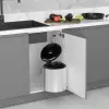 S-2251-SS Krom Paslanmaz Çöp Kovası 10 Lt