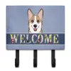 s bb1439th68 Corgi, Welcome Leine oder Schlüsselhalter, groß, Multicolor