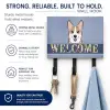 s bb1439th68 Corgi, Welcome Leine oder Schlüsselhalter, groß, Multicolor
