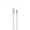 S-Link SLX-420 PS4 Kol Şarj Kablosu, 1.5 Metre Micro USB Şarj ve Data Kablosu, 2000mA USB-A to Micro USB Kablo, DualShock 4 Oyun Kolu Telefon Tablet Araç Kamerası ve Uyumlu Cihazlar İçin Şeffaf Kablo