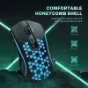 S11 3600DPI RGB Optik Oyuncu Mouse, Siyah