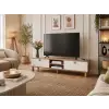 Safir Meşe-Beyaz Televizyon Ünitesi