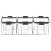 Saklama Kapları - 3Lü Set Orta 3 X 700 Ml - [Ft-105]