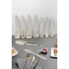 Salvatore 10 Parça Spatula Set Vanilya