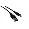 Şarj Kablosu, Siyah (100 CM), Basic USB A-C Hızlı