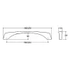 saten rengi 160 mm Modern Kulp