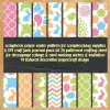scrapbook paper easter pattern for scrapbooking supplies & DIY craft junk journal pack kit 28 patterned crafting sheet for decoupage collage & card ... 14 textured decorative papercraft design