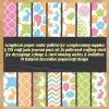 scrapbook paper easter pattern for scrapbooking supplies & DIY craft junk journal pack kit 28 patterned crafting sheet for decoupage collage & card ... 14 textured decorative papercraft design