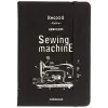Scrikss Tekstil Kapak Çizgili Defter A6 Beyaz