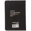 Scrikss Tekstil Kapak Çizgili Defter A6 Beyaz
