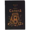 Scrikss Tekstil Kapak Çizgili Defter B5 Sarı