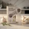 Şeffaf 2si 1 Arada Çift Taraflı Sarımsak Ezici ve Dilimleyici