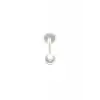 Şeffaf 8 MM Bioplast Labret Piercing