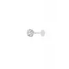 Şeffaf Bioplast Labret Piercing, Taşlı