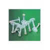 Şeffaf Bioplast Tek Taş Piercing, Unisex