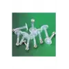 Şeffaf Bioplast Tek Taş Piercing, Unisex