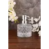 Şeffaf Kristal Cam Sıvı Sabunluk