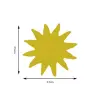 Şekilli Delgeç Güneş 2.5 cm KM8810
