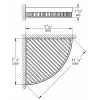 Selection Cube Köşe metal sepet, L boyut - 40809000