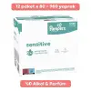 Sensitive Bebek Islak Havlu, 12 Paket, 960 Yaprak