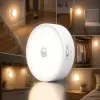 Sensörlü LED Lamba Seti – USB Şarjlı Hareket Sensörlü Gece Lambası, Manyetik Kablosuz Aydınlatma, Dolap, Merdiven, Yatak Odası ve Banyo İçin (3lü Paket)